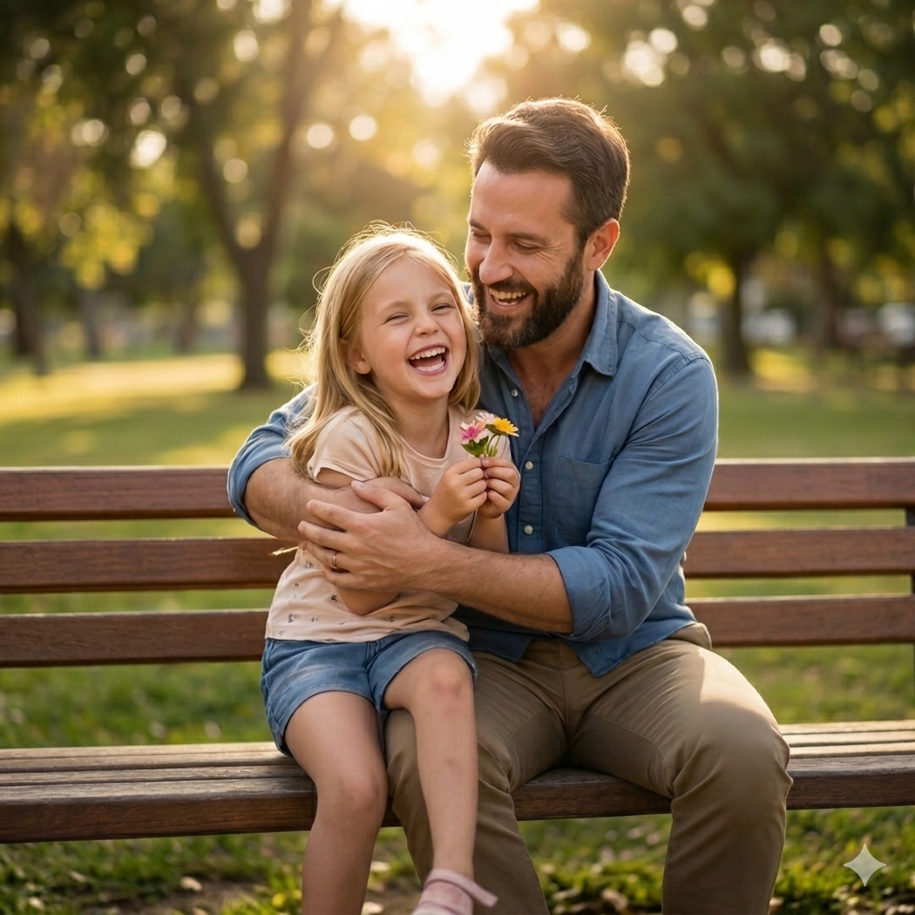Father and daughter